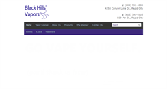 Desktop Screenshot of blackhillsvapors.com